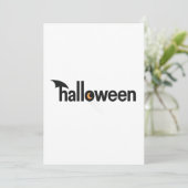Halloween Einladung (Stehend Vorderseite)