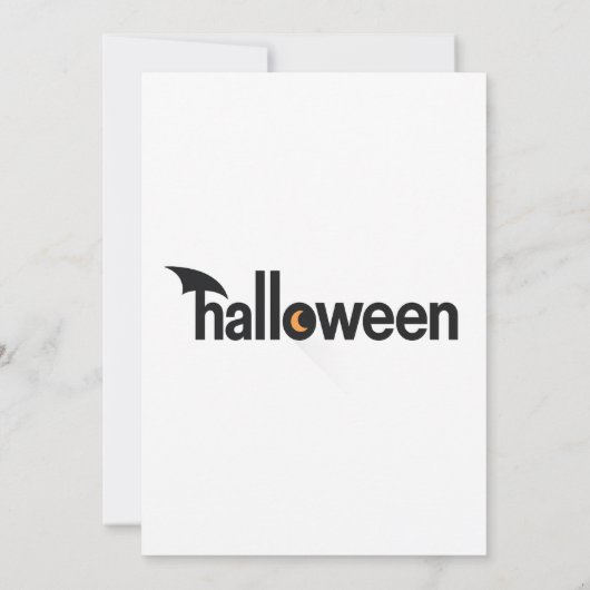 Halloween Einladung (Rückseite)