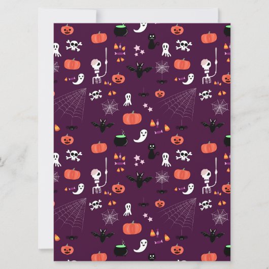 Halloween Einladung (Vorderseite)