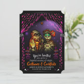 Halloween Einladung (Stehend Vorderseite)