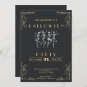 Halloween Einladung (Vorne/Hinten)