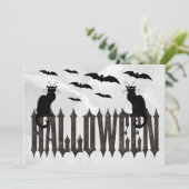 Halloween Einladung (Stehend Vorderseite)