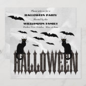 Halloween Einladung (Vorne/Hinten)