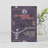 Halloween Einladung (Stehend Vorderseite)
