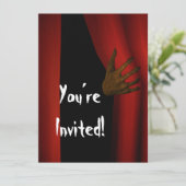 Halloween Einladung (Stehend Vorderseite)