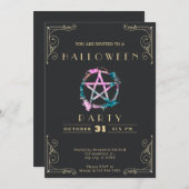 Halloween Einladung (Vorne/Hinten)