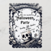 Halloween Einladung (Vorne/Hinten)