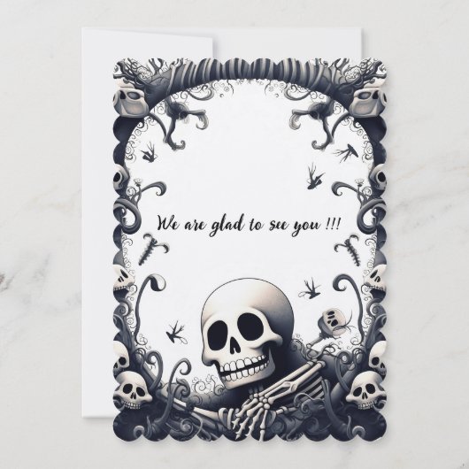 Halloween Einladung (Rückseite)