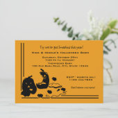 Halloween Einladung (Stehend Vorderseite)