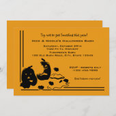 Halloween Einladung (Vorne/Hinten)