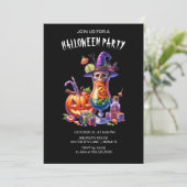 Halloween Einladung (Stehend Vorderseite)