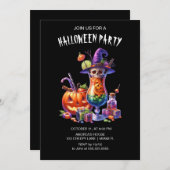 Halloween Einladung (Vorne/Hinten)