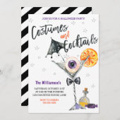 Halloween Einladung (Vorne/Hinten)