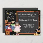 Halloween Einladung (Vorne/Hinten)