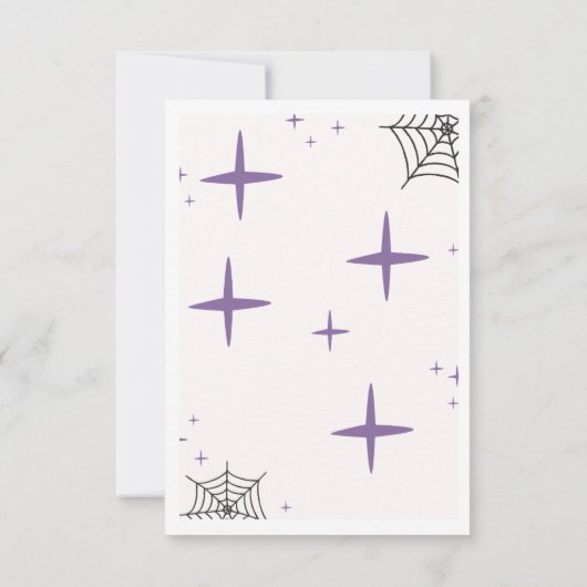 Halloween Einladung (Rückseite)