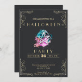 Halloween Einladung (Vorne/Hinten)