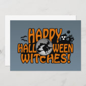 Halloween Einladung (Vorne/Hinten)