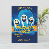 Halloween Einladung (Stehend Vorderseite)