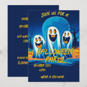 Halloween Einladung (Vorne/Hinten)