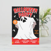 Halloween Einladung (Stehend Vorderseite)