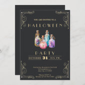 Halloween Einladung (Vorne/Hinten)