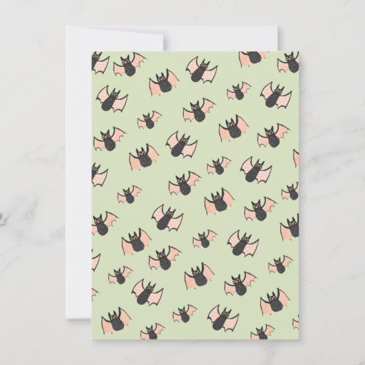 Halloween Einladung (Rückseite)