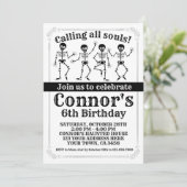 Halloween Einladung (Stehend Vorderseite)