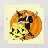 Halloween Einladung (Vorne/Hinten)