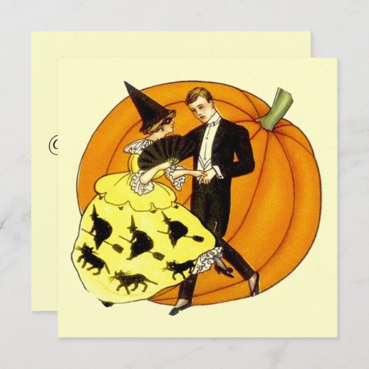 Halloween Einladung (Vorne/Hinten)