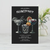 Halloween Einladung (Stehend Vorderseite)