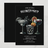 Halloween Einladung (Vorne/Hinten)