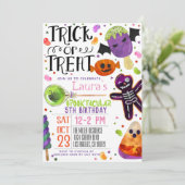 Halloween Einladung (Stehend Vorderseite)