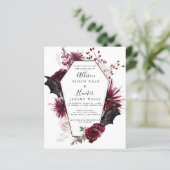 Halloween-Einladung (Stehend Vorderseite)