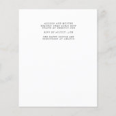 Halloween-Einladung (Rückseite)