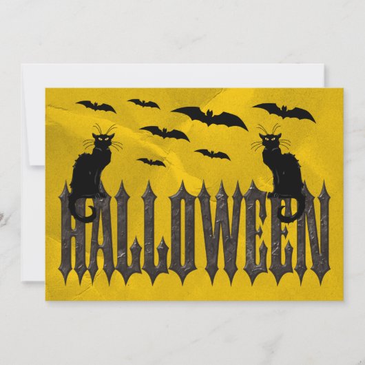 Halloween Einladung (Vorderseite)