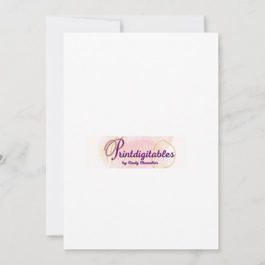 Halloween Einladung (Rückseite)