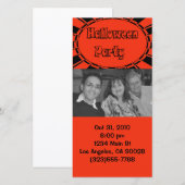 Halloween-Einladung (Vorne/Hinten)