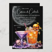 Halloween Einladung (Vorne/Hinten)