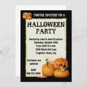 Halloween Einladung (Vorne/Hinten)
