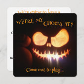 Halloween-Einladung (Vorne/Hinten)