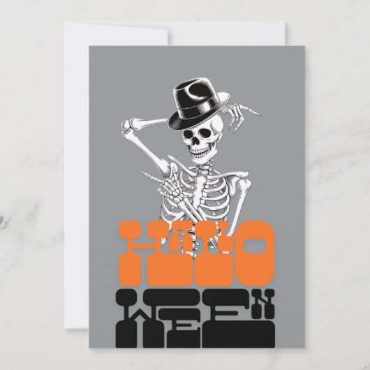 Halloween Einladung (Rückseite)