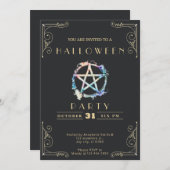 Halloween Einladung (Vorne/Hinten)