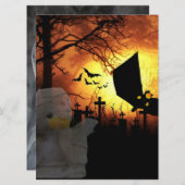 Halloween Einladung (Vorne/Hinten)