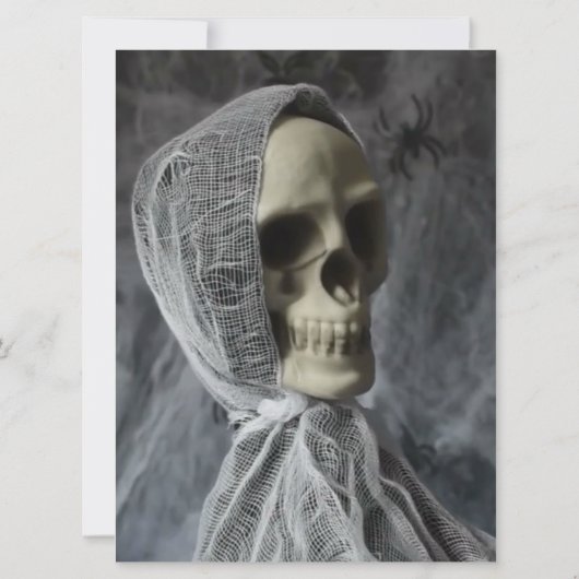 Halloween Einladung (Rückseite)