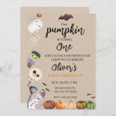 Halloween Einladung (Vorne/Hinten)