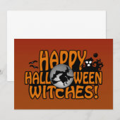 Halloween Einladung (Vorne/Hinten)