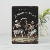 Halloween Einladung (Stehend Vorderseite)