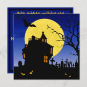 Halloween Einladung (Vorne/Hinten)