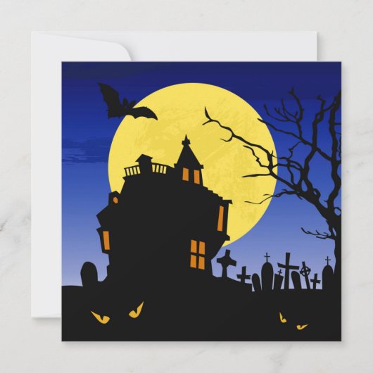 Halloween Einladung (Vorderseite)