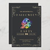 Halloween Einladung (Vorne/Hinten)